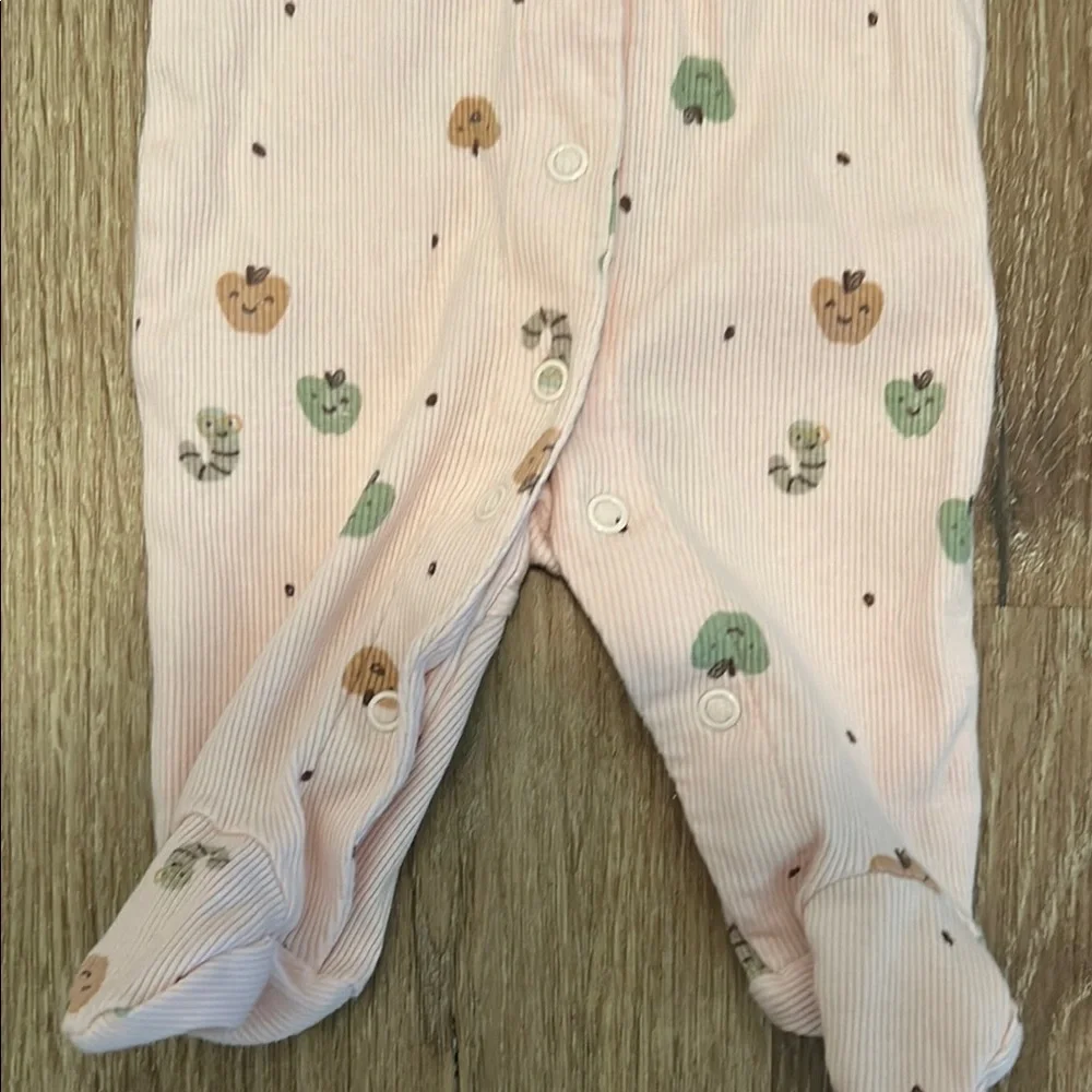 Carter's Pink and Green Footie One Piece